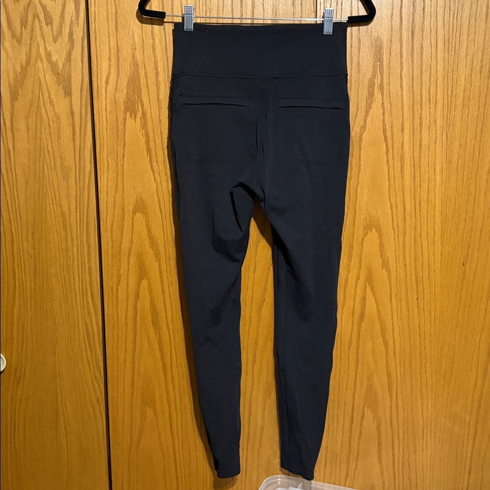 Athleta women's SP delancey moto tight leggings high rise waist zipper ankle - Picture 6 of 9